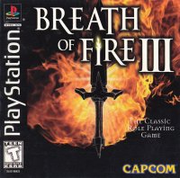 Breath of Fire III PAL Playstation PAL box art